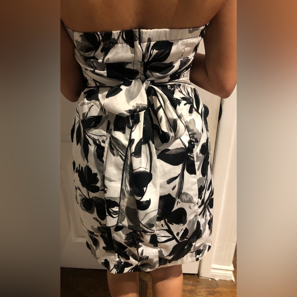 Floral Strapless Dress - Picture 4 of 4